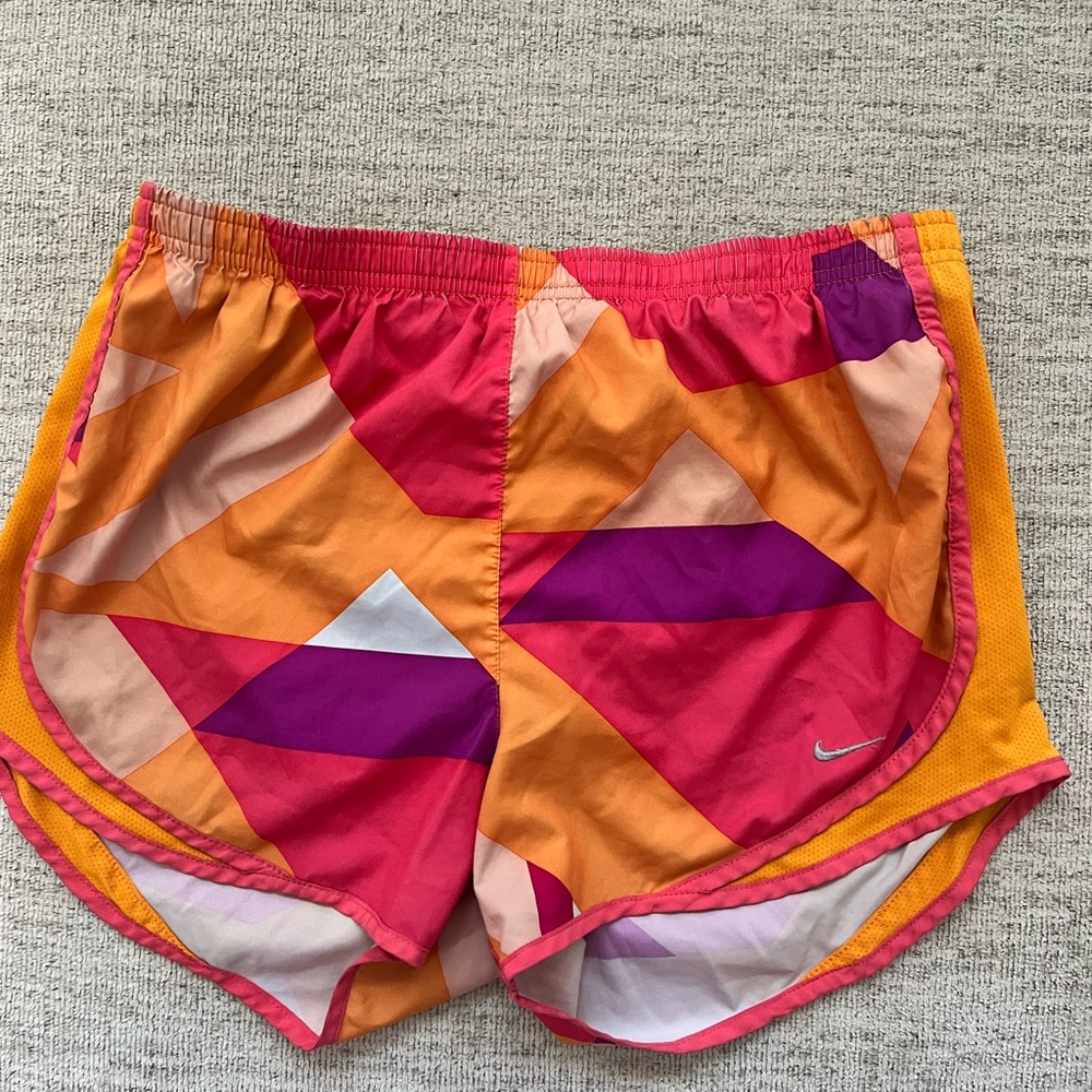 Nike Women's Geometric Print Running Shorts - Multicolor